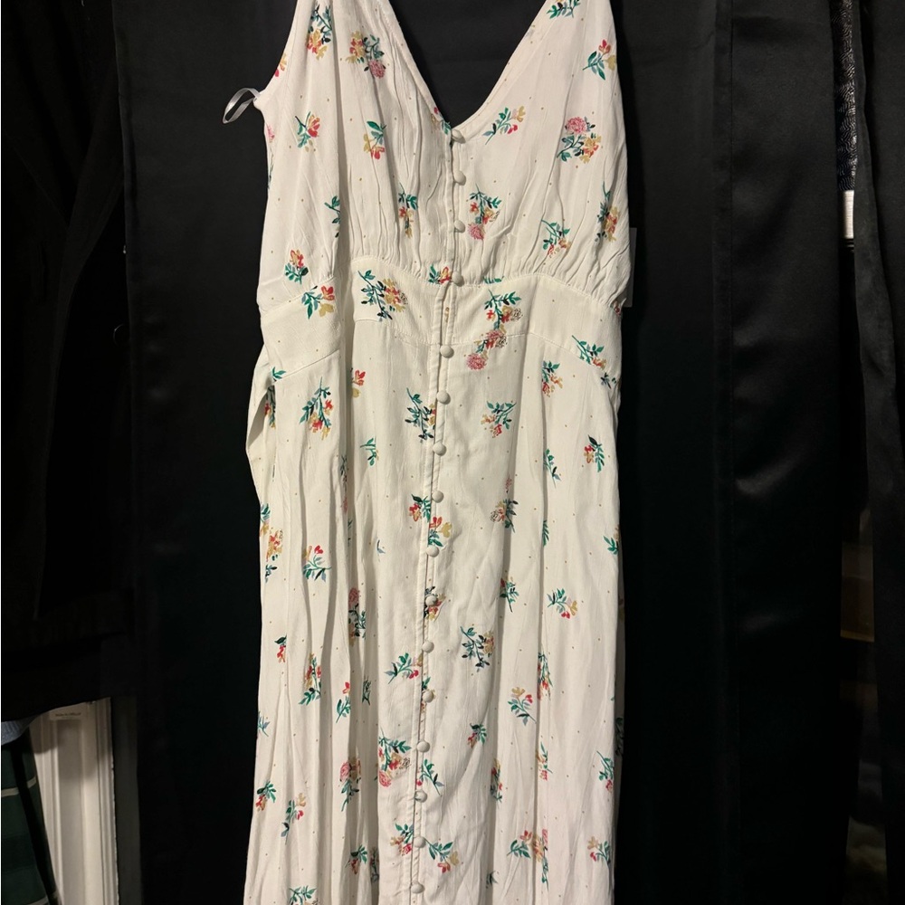 O'Neill White Floral Maxi Dress